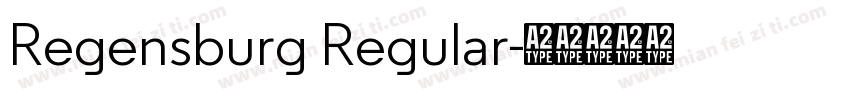 Regensburg Regular字体转换
